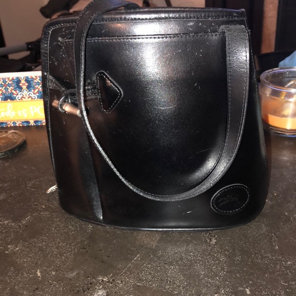 Longchamp Roseau Bamboo-toggle Cowhide Black Leather - Picture 1 of 12